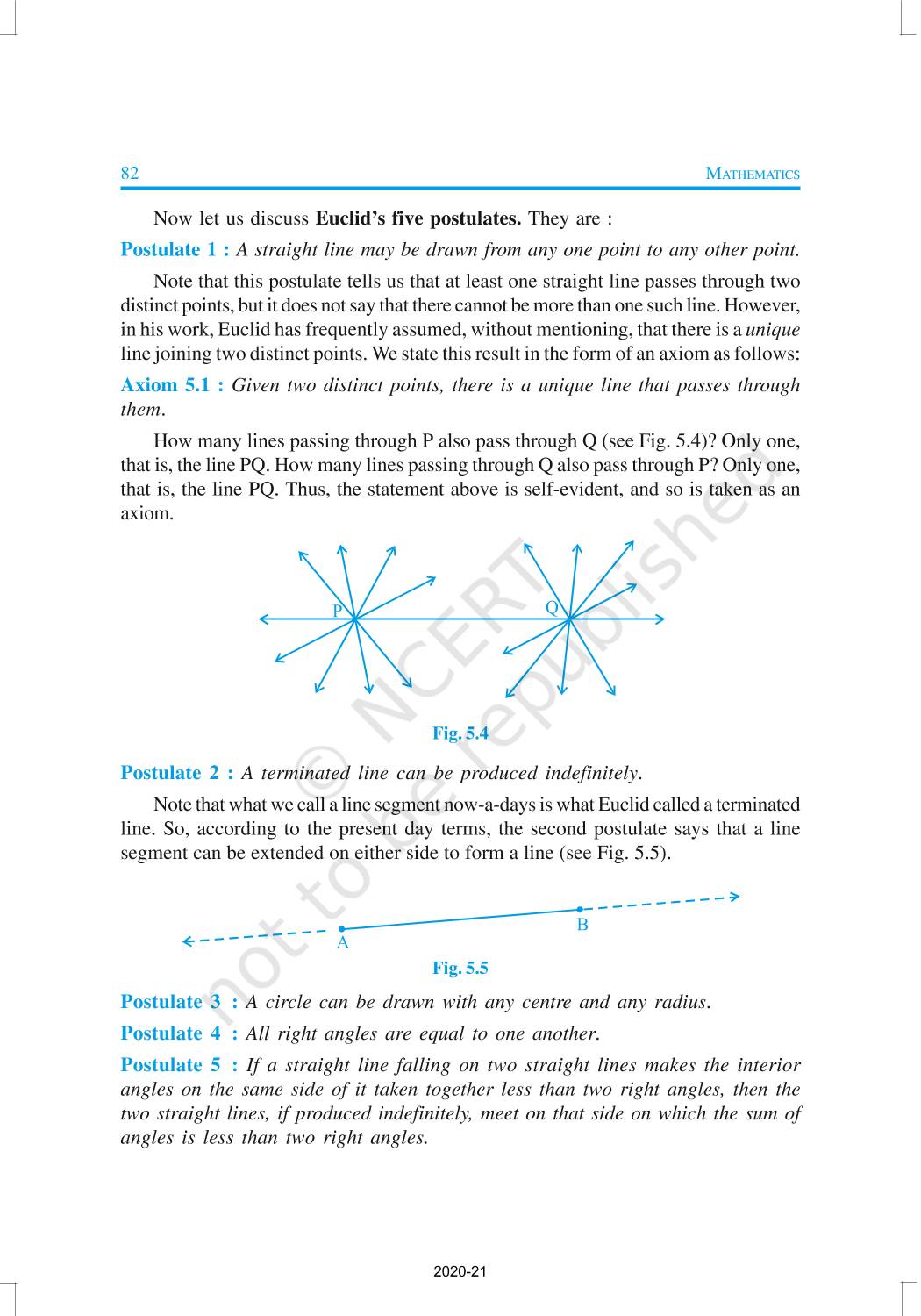 Introduction to euclids geometry ncert book of class 9 mathematics